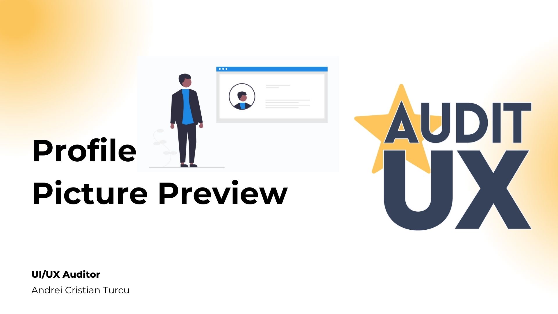 Profile Picture Preview - Audit UX